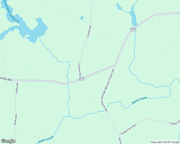 map of restaurants, bars, coffee shops, grocery stores, and more near 32405 Unity Road in Ivor