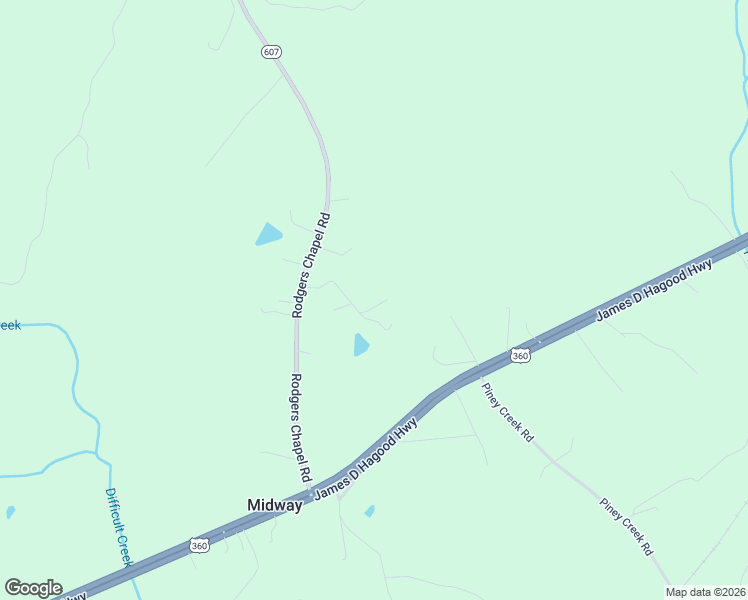 map of restaurants, bars, coffee shops, grocery stores, and more near 1049 Austin Acres Lane in Clover