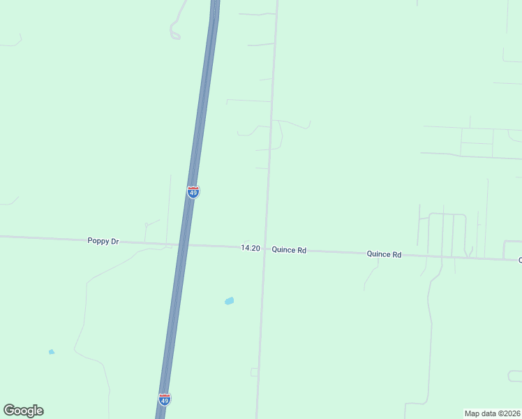map of restaurants, bars, coffee shops, grocery stores, and more near 18671-18999 Kodiak Road in Neosho