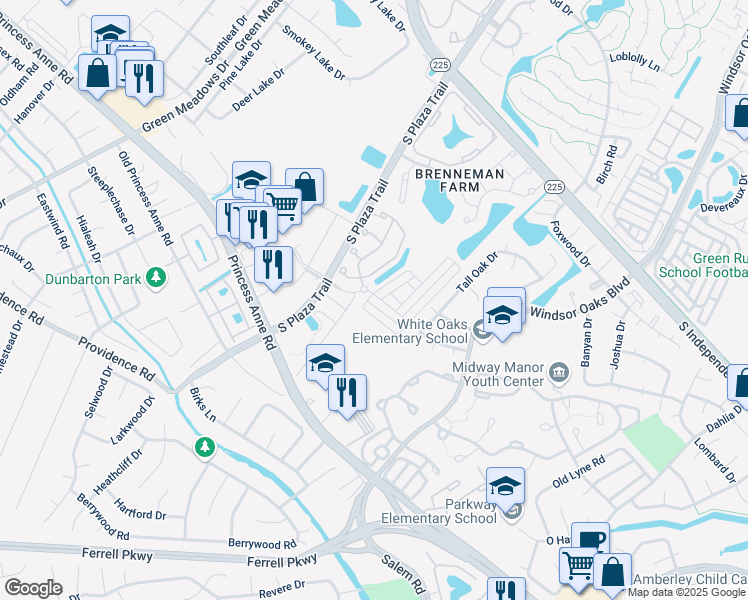 map of restaurants, bars, coffee shops, grocery stores, and more near 913 Nichols Ridge Road in Virginia Beach