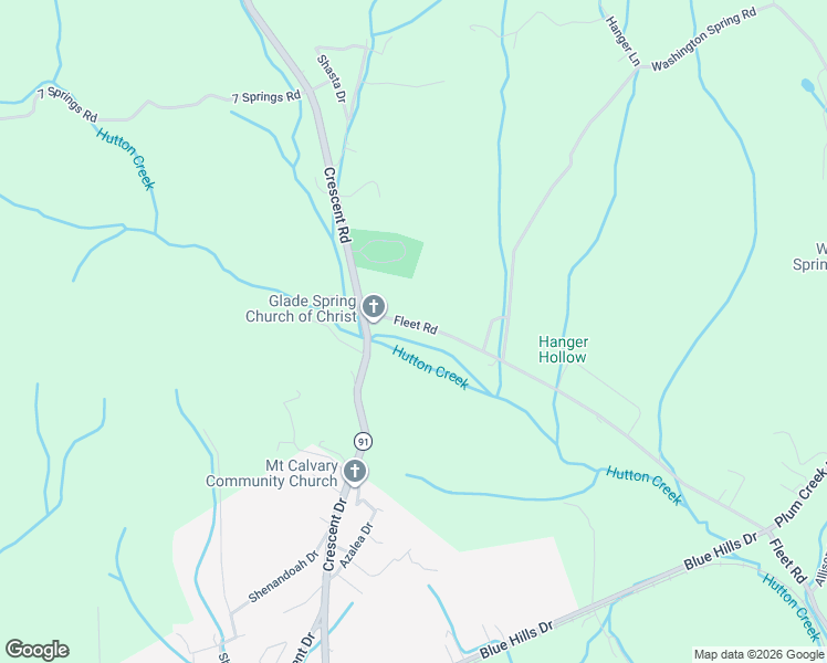 map of restaurants, bars, coffee shops, grocery stores, and more near 34532 Fleet Road in Glade Spring