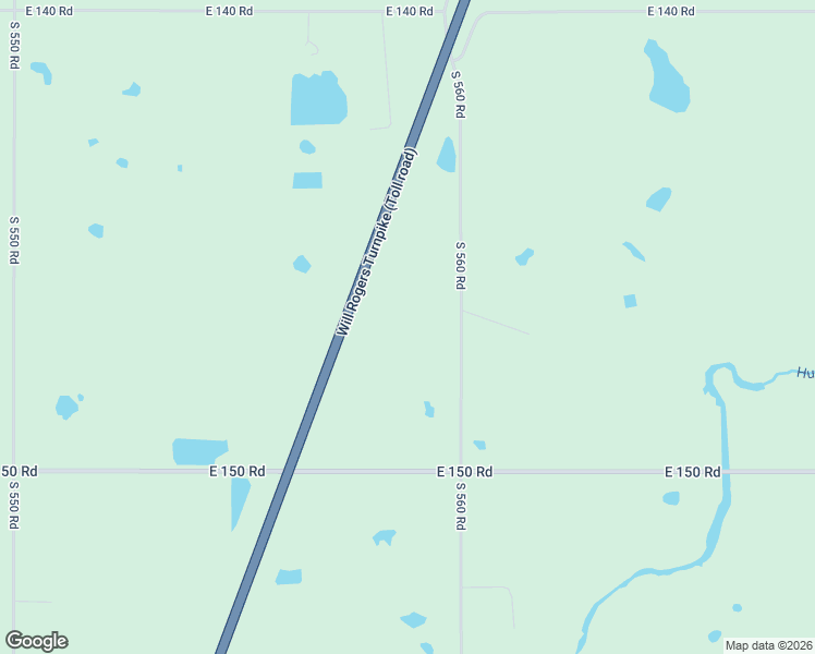 map of restaurants, bars, coffee shops, grocery stores, and more near 14701 South 560 Road in Fairland