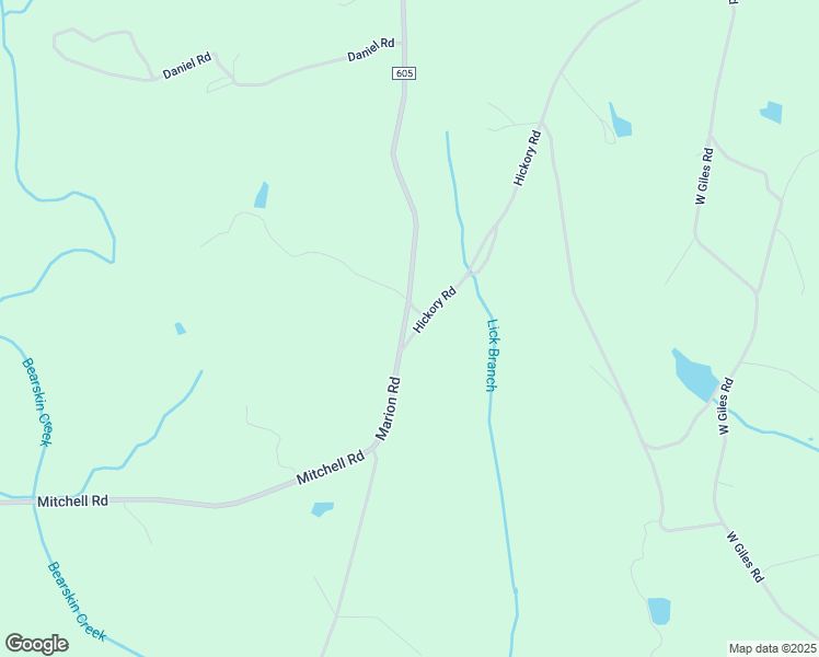 map of restaurants, bars, coffee shops, grocery stores, and more near 2437 Marion Road in Chatham