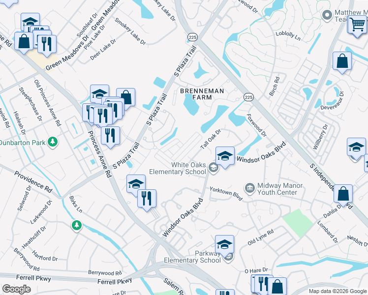 map of restaurants, bars, coffee shops, grocery stores, and more near 4569 Totteridge Lane in Virginia Beach