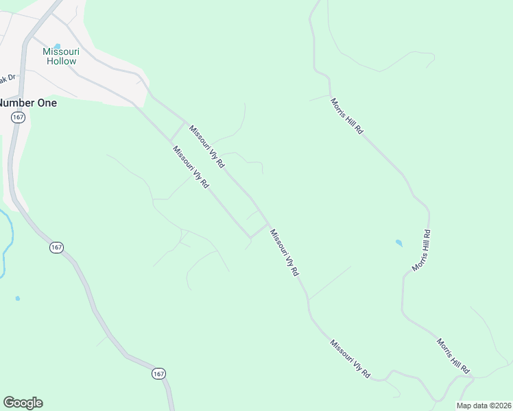 map of restaurants, bars, coffee shops, grocery stores, and more near Missouri Hollow Road in Monticello