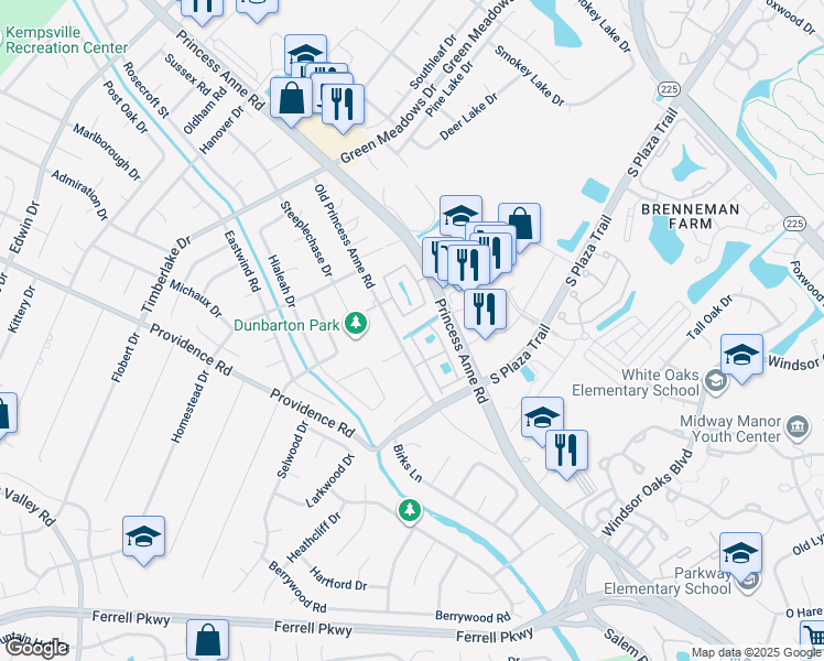 map of restaurants, bars, coffee shops, grocery stores, and more near 940 Miner Drive in Virginia Beach