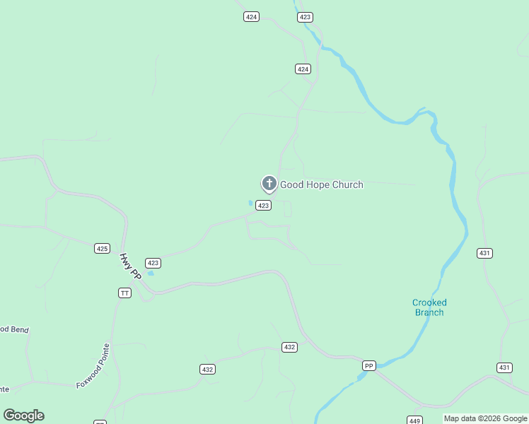 map of restaurants, bars, coffee shops, grocery stores, and more near 476 County Road 423 in Poplar Bluff