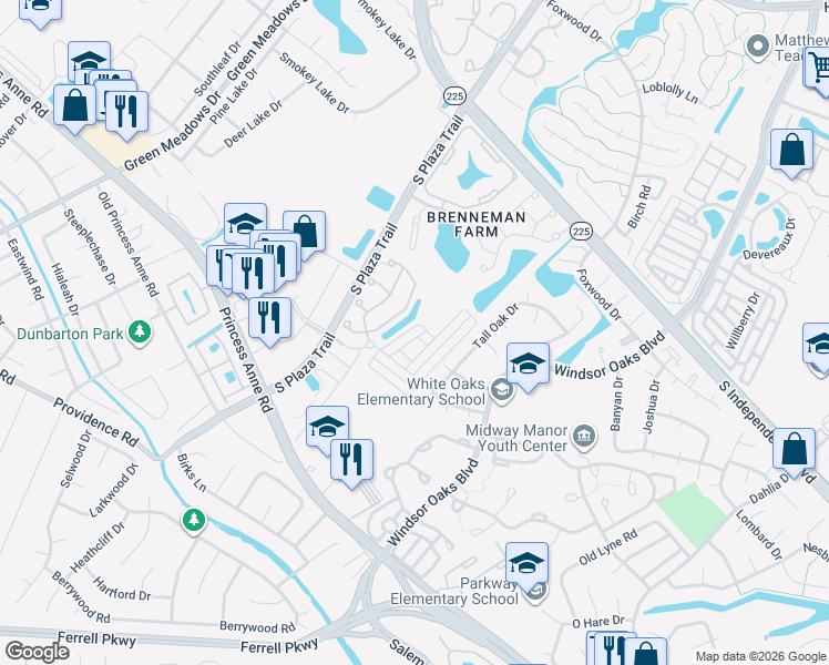 map of restaurants, bars, coffee shops, grocery stores, and more near 4581 Totteridge Lane in Virginia Beach