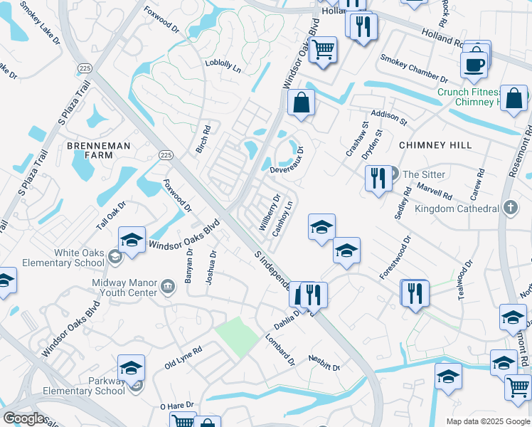 map of restaurants, bars, coffee shops, grocery stores, and more near 3800 Vasser Drive in Virginia Beach