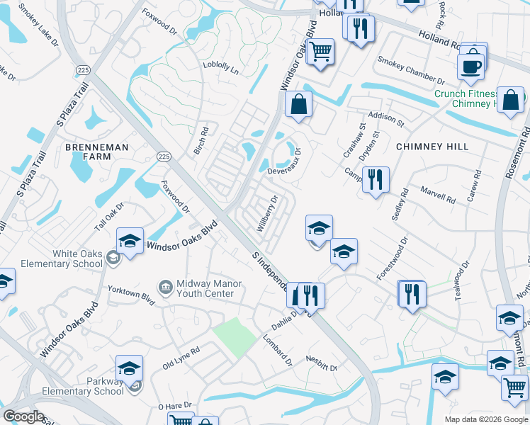map of restaurants, bars, coffee shops, grocery stores, and more near 3805 Formosa Drive in Virginia Beach