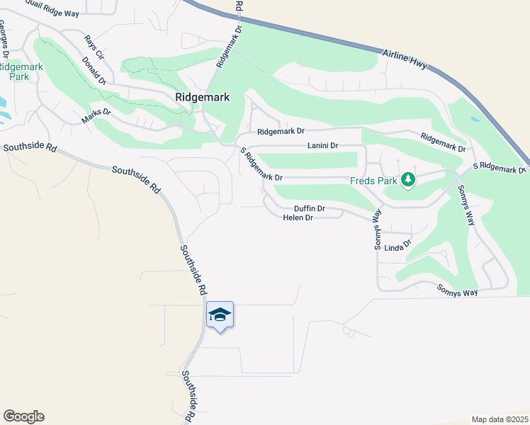 map of restaurants, bars, coffee shops, grocery stores, and more near 661 Helen Drive in Hollister
