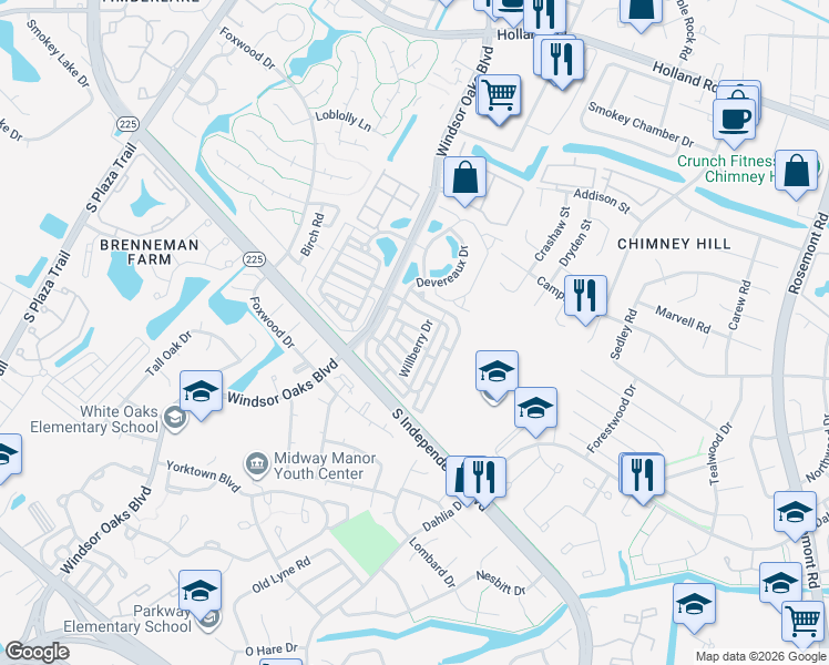map of restaurants, bars, coffee shops, grocery stores, and more near 3805 Formosa Drive in Virginia Beach