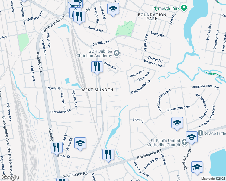 map of restaurants, bars, coffee shops, grocery stores, and more near 2616 Arbor Glen Drive in Chesapeake