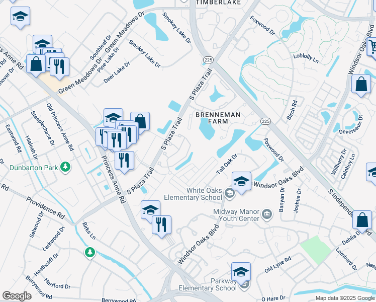 map of restaurants, bars, coffee shops, grocery stores, and more near 997 Lambourne Lane in Virginia Beach