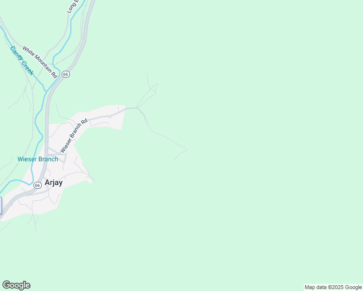 map of restaurants, bars, coffee shops, grocery stores, and more near 130 Wieser Branch Road in Arjay