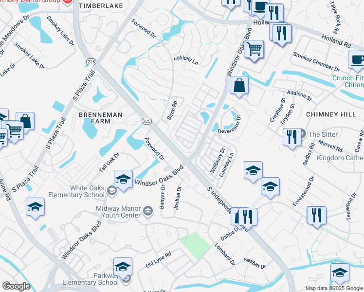 map of restaurants, bars, coffee shops, grocery stores, and more near 901 Brittlebank Drive in Virginia Beach