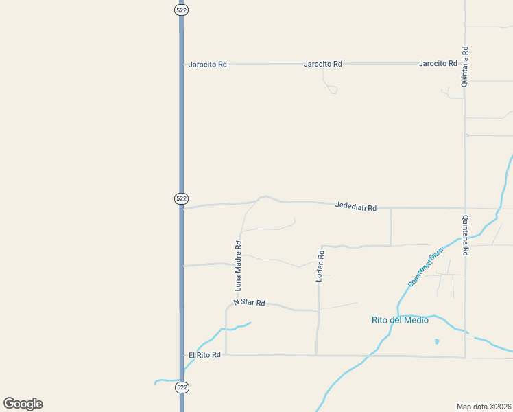 map of restaurants, bars, coffee shops, grocery stores, and more near 24 North Star Road in Questa