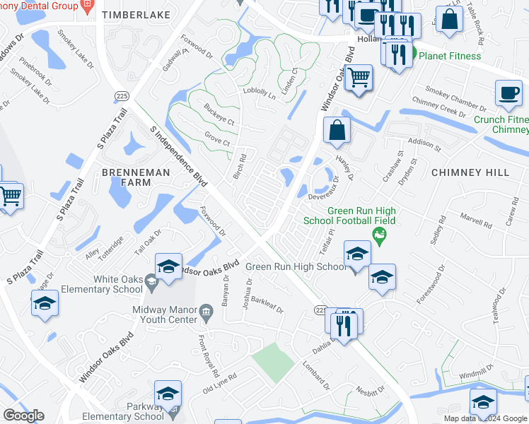 map of restaurants, bars, coffee shops, grocery stores, and more near 3908 Hester Drive in Virginia Beach