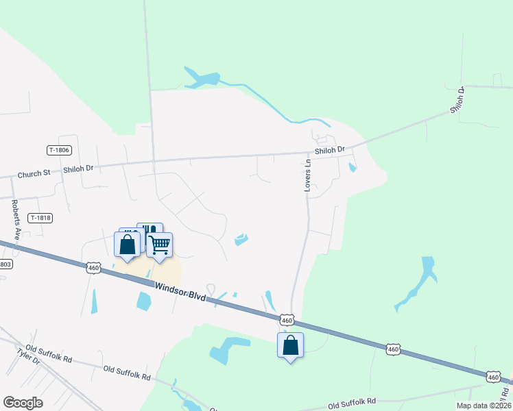 map of restaurants, bars, coffee shops, grocery stores, and more near 24198 Twin Circle in Windsor