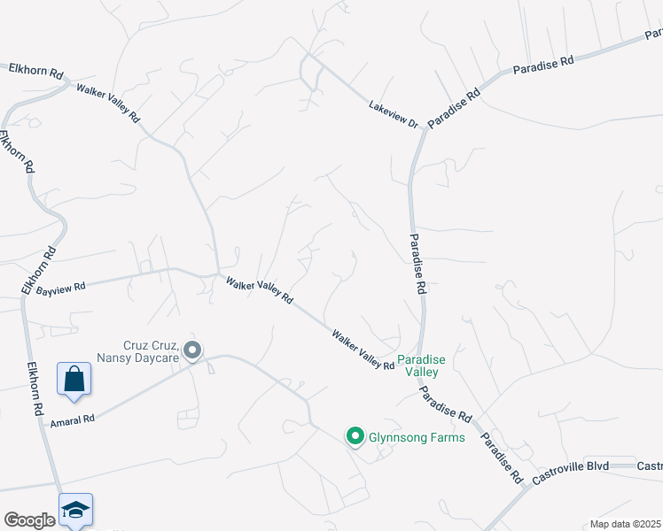 map of restaurants, bars, coffee shops, grocery stores, and more near 249 Walker Valley Road in Castroville
