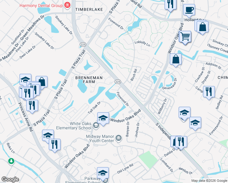 map of restaurants, bars, coffee shops, grocery stores, and more near 4200 Jolor Way in Virginia Beach