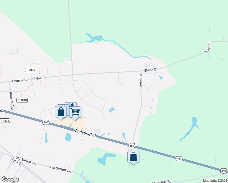map of restaurants, bars, coffee shops, grocery stores, and more near 24192 Twin Circle in Windsor