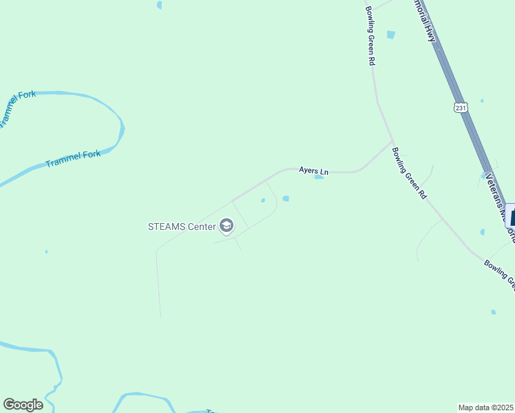 map of restaurants, bars, coffee shops, grocery stores, and more near 1-947 Ayers Road in Scottsville