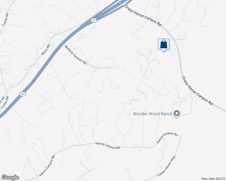 map of restaurants, bars, coffee shops, grocery stores, and more near 19276 Mallory Canyon Road in Prunedale