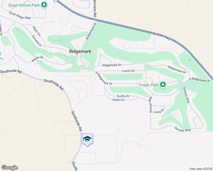map of restaurants, bars, coffee shops, grocery stores, and more near 654 South Ridgemark Drive in Hollister