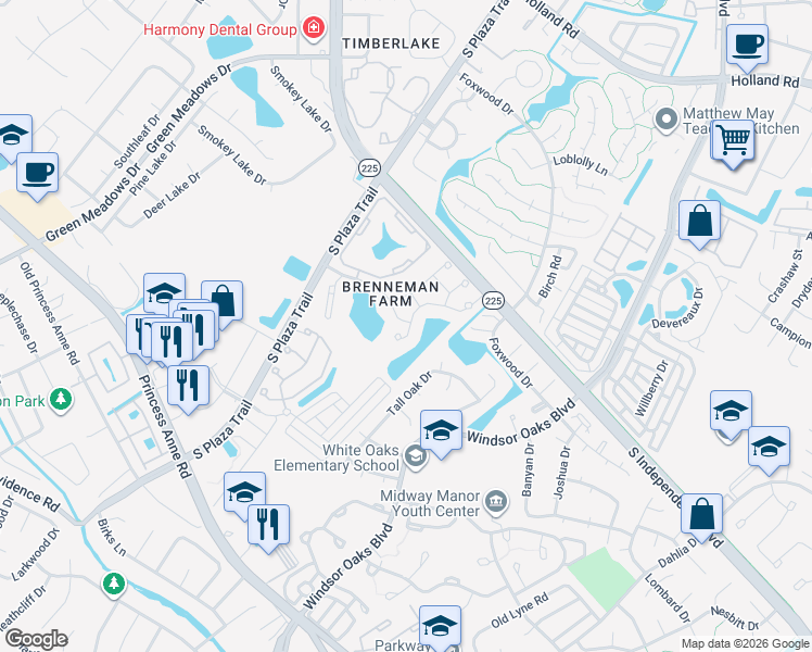 map of restaurants, bars, coffee shops, grocery stores, and more near 969 Iron Bridge Drive in Virginia Beach