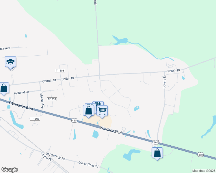 map of restaurants, bars, coffee shops, grocery stores, and more near 11455 Marvin Court in Windsor