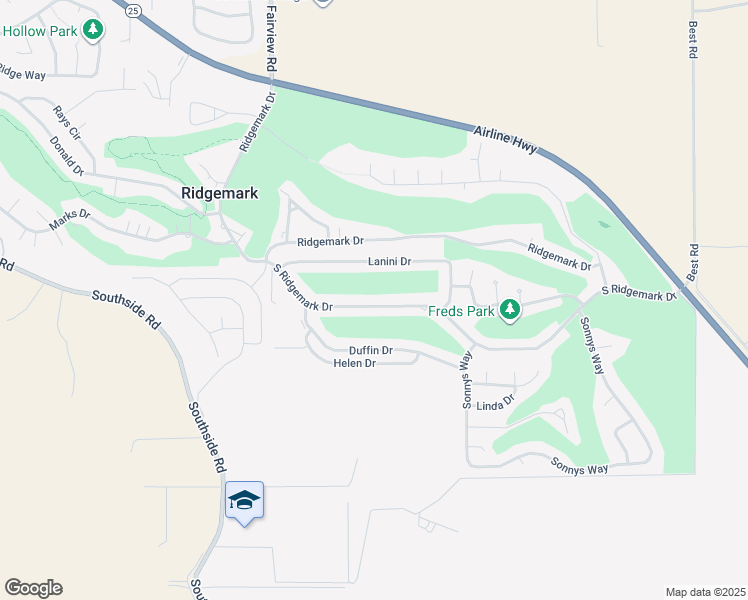 map of restaurants, bars, coffee shops, grocery stores, and more near 805 South Street in Hollister