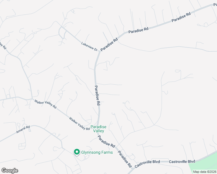 map of restaurants, bars, coffee shops, grocery stores, and more near 7463 Paradise Road in Salinas