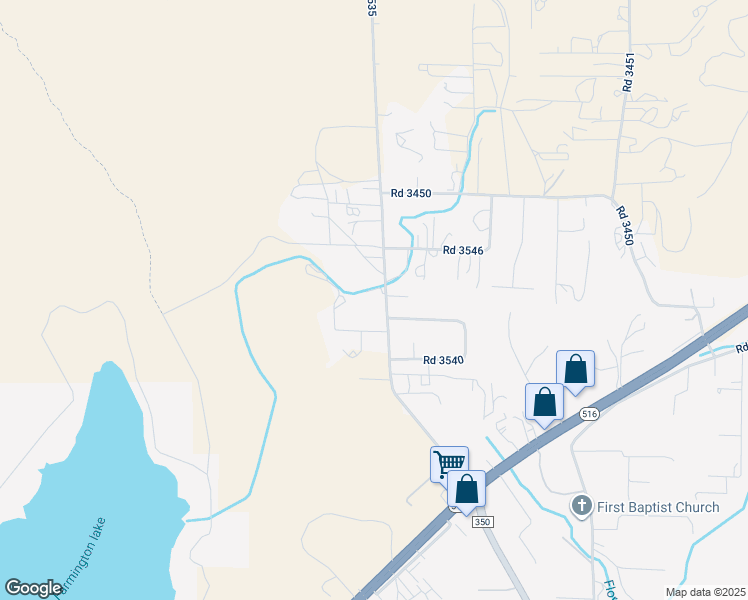 map of restaurants, bars, coffee shops, grocery stores, and more near 53 Road 3535 in Flora Vista