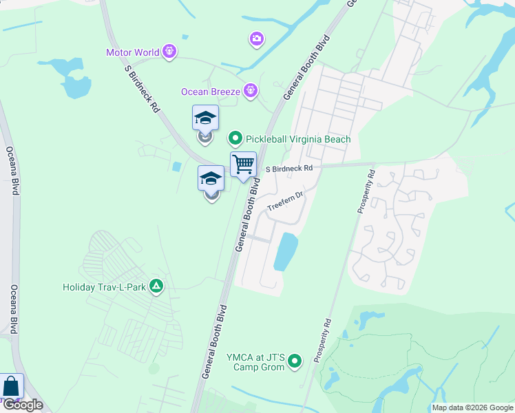 map of restaurants, bars, coffee shops, grocery stores, and more near 920 Charnell Drive in Virginia Beach