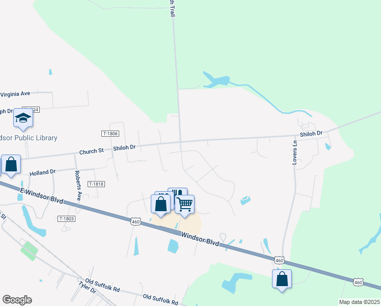 map of restaurants, bars, coffee shops, grocery stores, and more near 11398 Lena Rose Street in Windsor