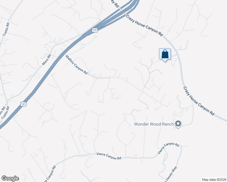 map of restaurants, bars, coffee shops, grocery stores, and more near 19280 Mallory Canyon Road in Salinas