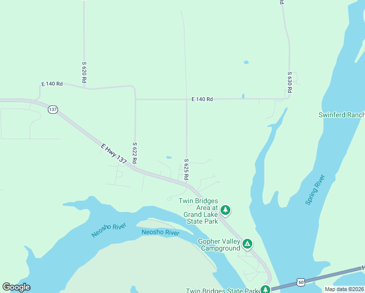 map of restaurants, bars, coffee shops, grocery stores, and more near 62511 East 140 Road in Miami