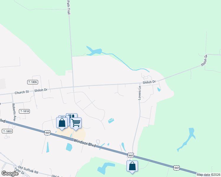 map of restaurants, bars, coffee shops, grocery stores, and more near 12078 Shiloh Drive in Windsor