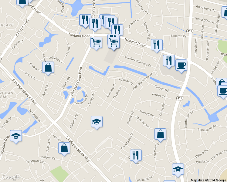 map of restaurants, bars, coffee shops, grocery stores, and more near 820 Crashaw Street in Virginia Beach