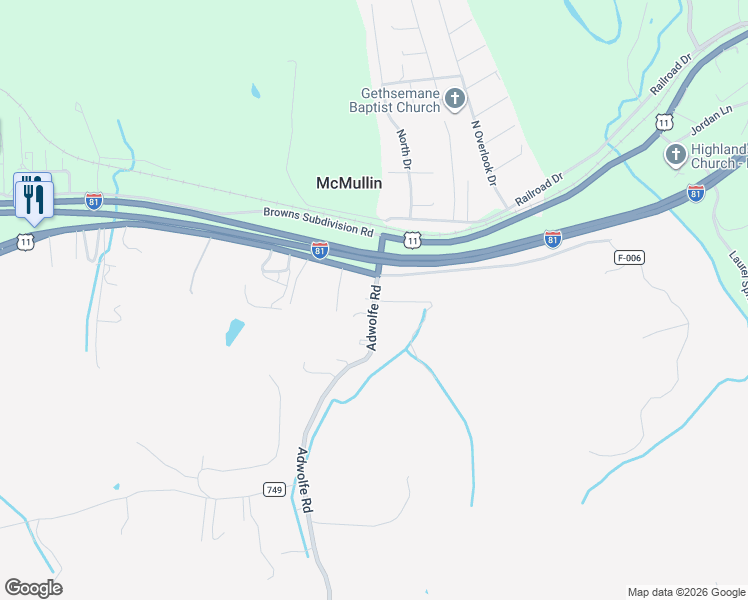 map of restaurants, bars, coffee shops, grocery stores, and more near 663 Adwolfe Road in Marion