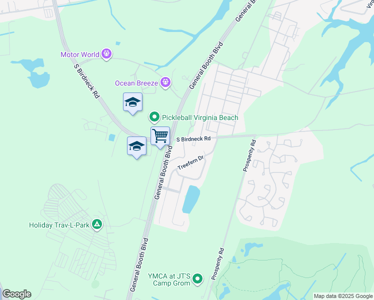 map of restaurants, bars, coffee shops, grocery stores, and more near 920 Charnell Drive in Virginia Beach