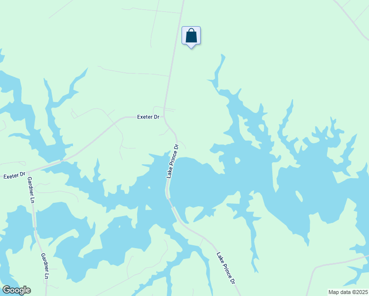 map of restaurants, bars, coffee shops, grocery stores, and more near 4324 Lake Prince Drive in Suffolk