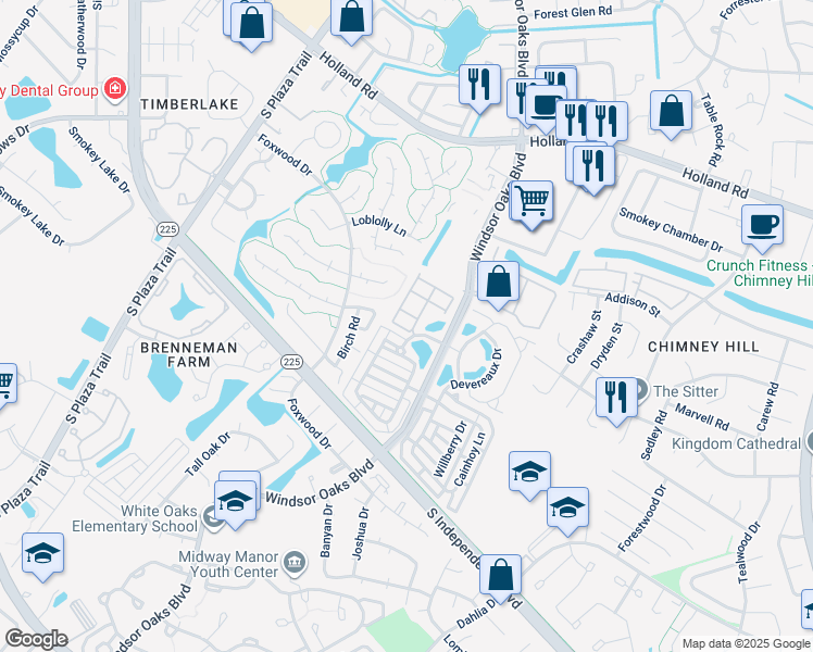 map of restaurants, bars, coffee shops, grocery stores, and more near 857 Point Way in Virginia Beach