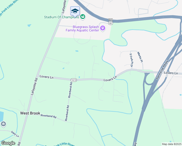 map of restaurants, bars, coffee shops, grocery stores, and more near 4899 Orten Road in Hopkinsville