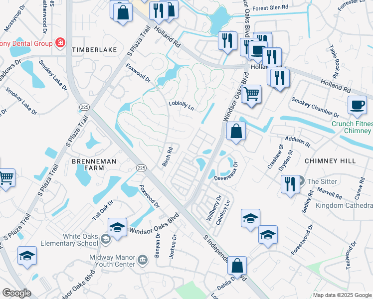 map of restaurants, bars, coffee shops, grocery stores, and more near 863 Point Way in Virginia Beach