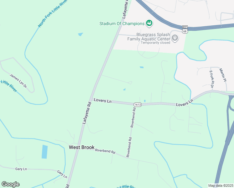 map of restaurants, bars, coffee shops, grocery stores, and more near 2000-2298 Lovers Lane in Hopkinsville