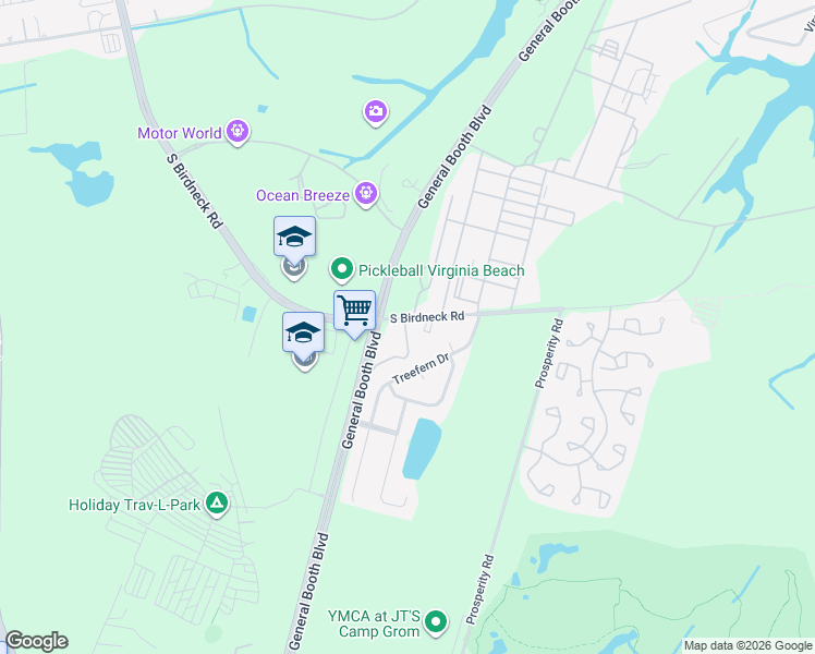 map of restaurants, bars, coffee shops, grocery stores, and more near 912 Charnell Drive in Virginia Beach