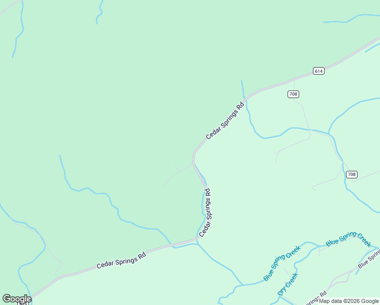 map of restaurants, bars, coffee shops, grocery stores, and more near 2509-2573 Cedar Springs Road in Sugar Grove