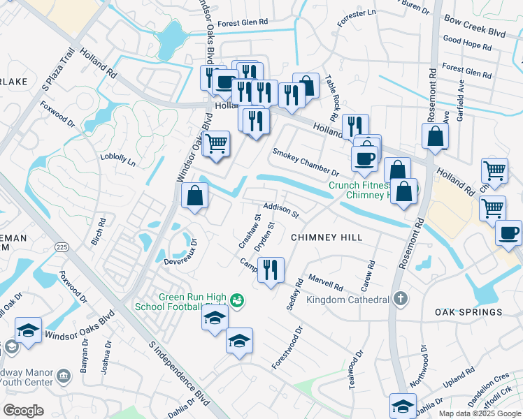 map of restaurants, bars, coffee shops, grocery stores, and more near 3744 Snowdrift Circle in Virginia Beach